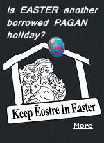 Easter is essentially a pagan festival celebrated with cards, gifts and novelty Easter products, because it's fun and the ancient symbolism still works.